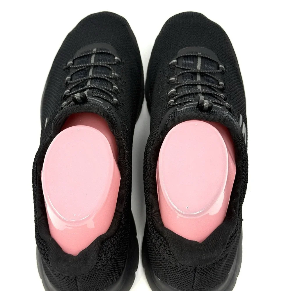 Skechers Sneakers Womens 9.5 Wide Black Shoes Summits Cool Classics 149206W